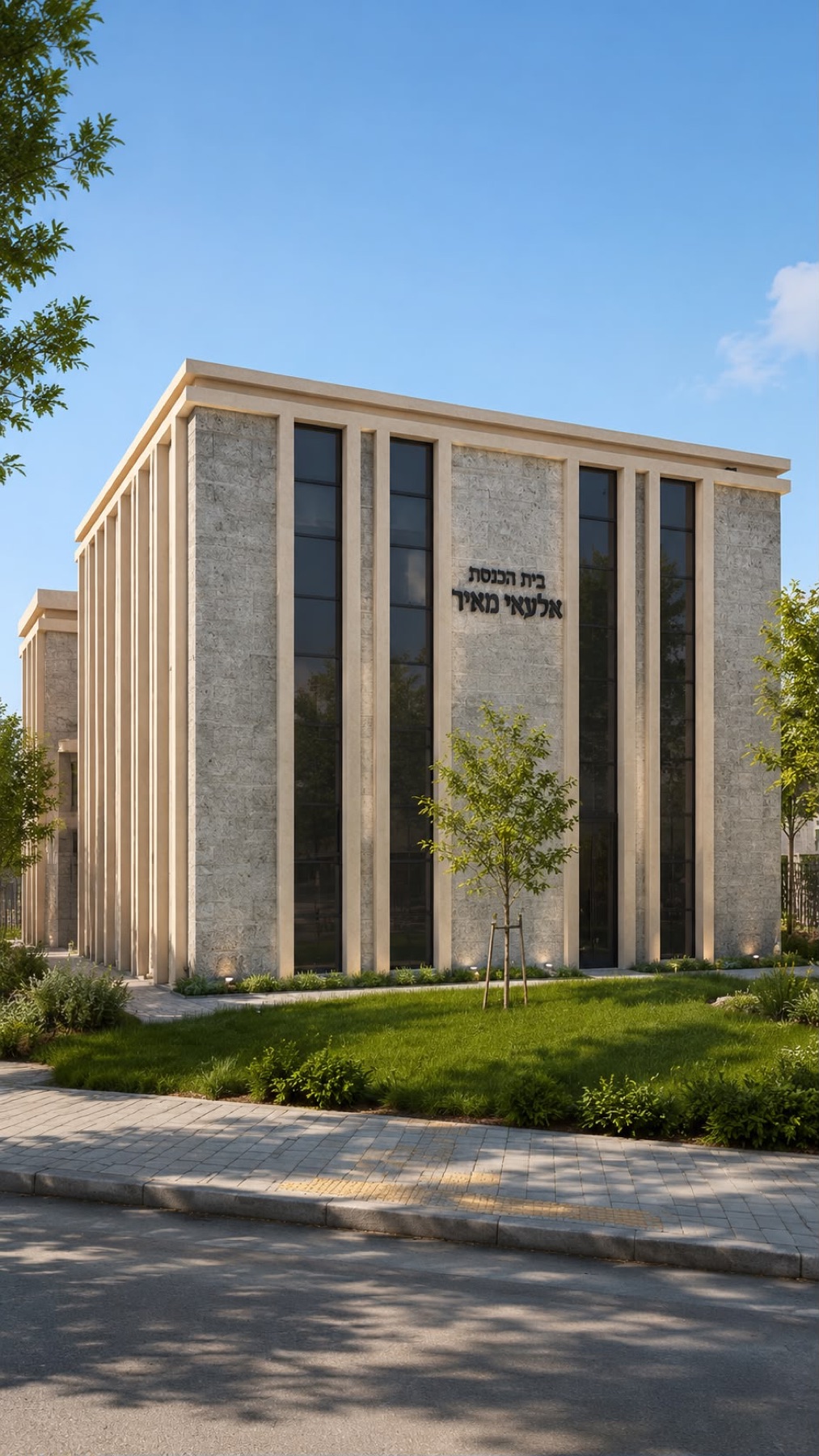 הדמיית בית הכנסת אלעאי מאיר